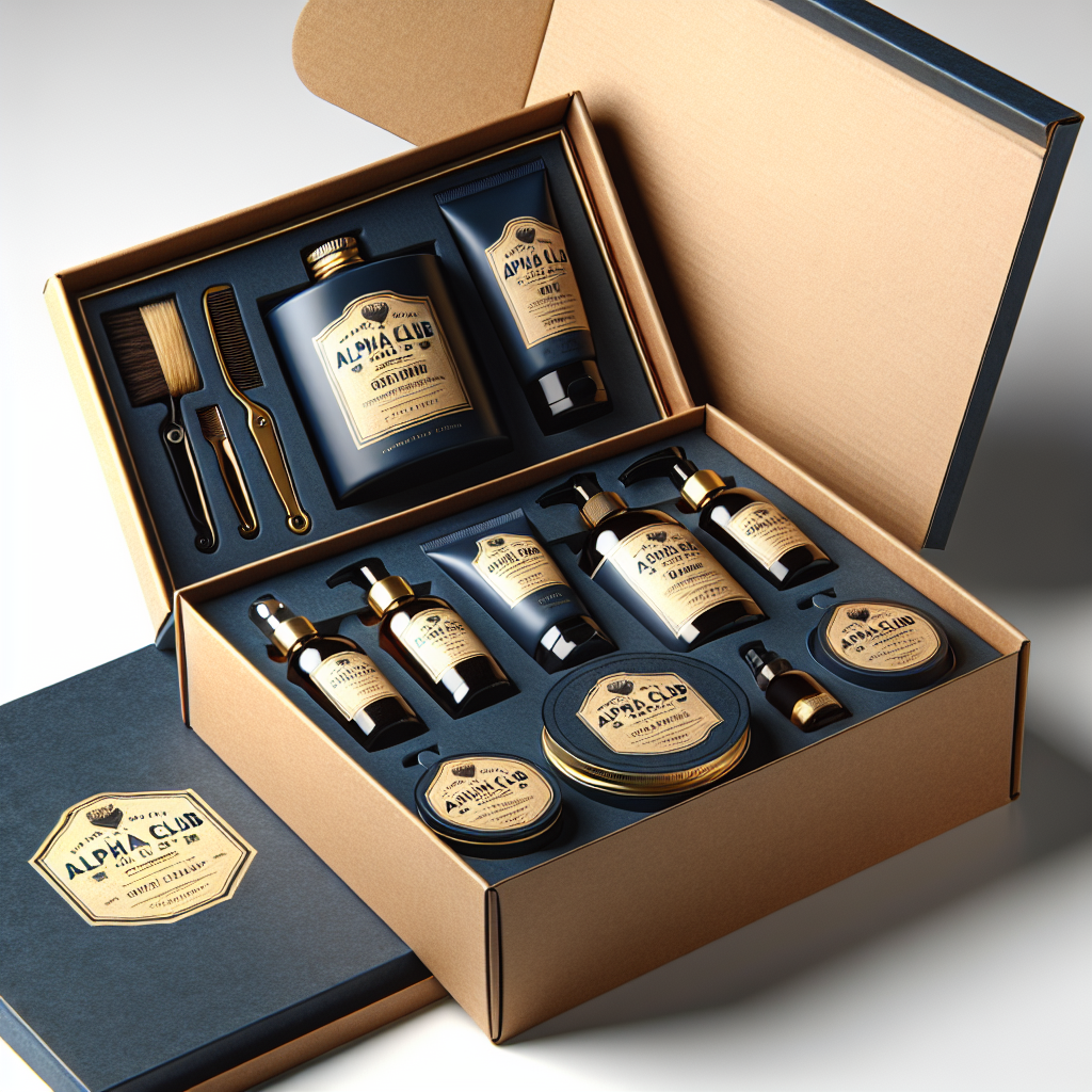 Alpha Club 4 Men Beard Grooming Kit — 5-product beard system